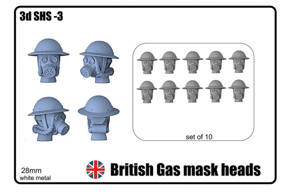 3D-SHS03 3d British Head Set