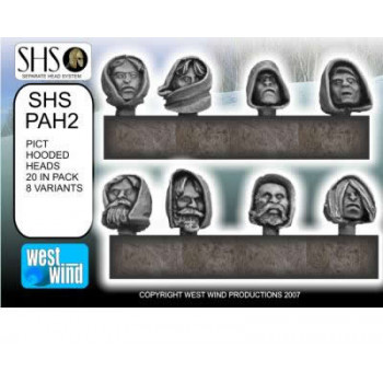 SHS-PAH2 - Pict Hooded Heads SHS-PAH2 - Pict Hooded Heads