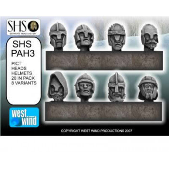 SHS-PAH3 - Pictish Heads with Helmets SHS-PAH3 - Pictish Heads with Helmets
