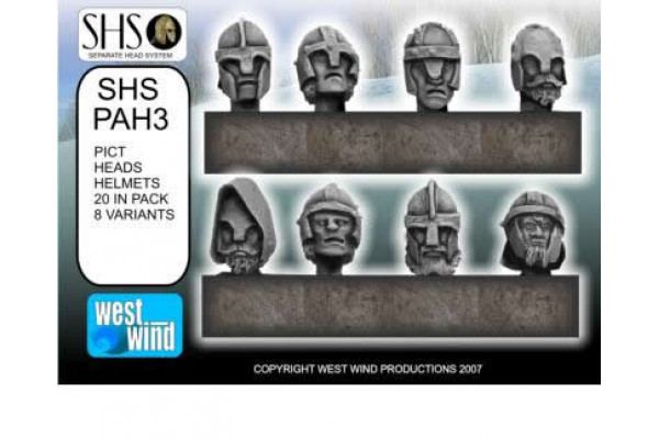 SHS-PAH3 - Pictish Heads with Helmets