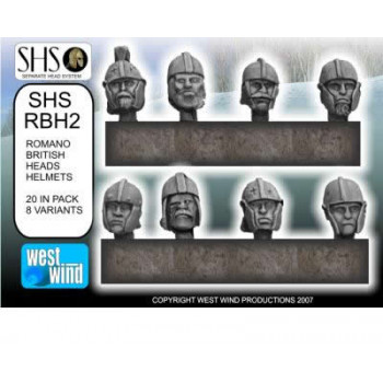 SHS-RBH2 - British Heads in Helmets (Late Roman Styles) SHS-RBH2 - British Heads in Helmets (Late Roman Styles)