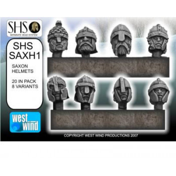 SHS-SAXH1 - Saxon Heads with Helmets SHS-SAXH1 - Saxon Heads with Helmets