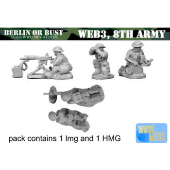 Web03 - 8th Army British Bren Gun Team, Vickers Team