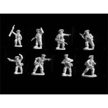 44WGB03 - GB Command Figs, Officers And NCO