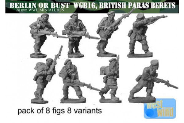 44WGB16 - GB Paratrooper Riflemen W/Berets