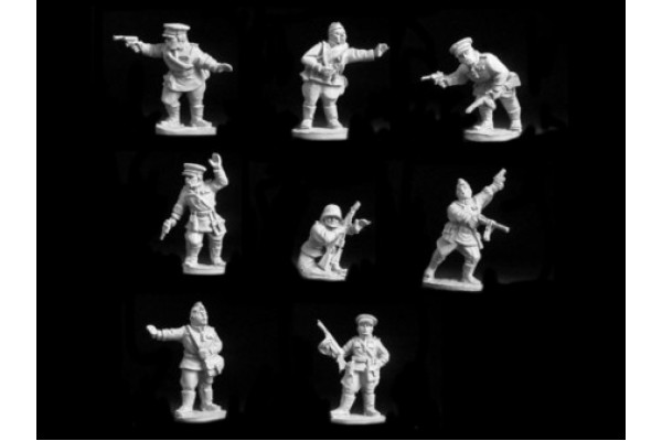 WRUS03 - Russian Command Figs, Officer & NCO