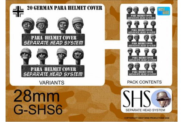 G-SHS6 - German Paras Steel Helmets Canvass Covers