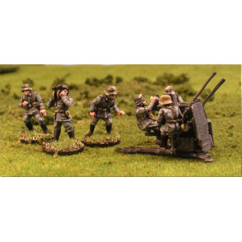 WVG08 - Flak Vierling Quad 20mm AA gun and Crew