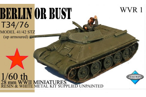 WVR01 - Russian T34/76 Model 41/42 STZ (Up Armoured)