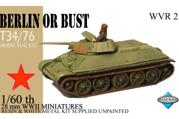 WVR02 - Russian T34/76 Model 41/42 STZ (Up Armoured Turret)