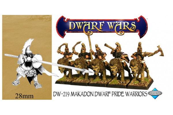 DW-219C - Command - Dwarf Makadon Cavalry/Pride Warriors