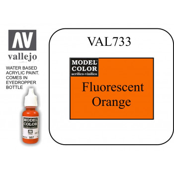 VAL733 Model Color - Fluorescent Orange 