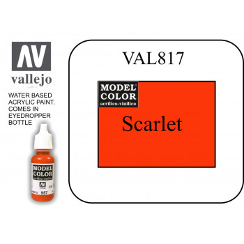 VAL817 Model Color - Scarlet 
