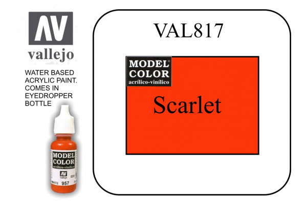 VAL817 Model Color - Scarlet 