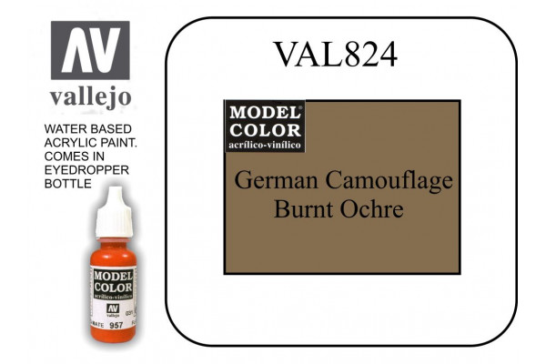 VAL824 Model Color - German Cam. Orange Ochre 