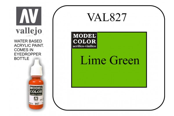 VAL827 Model Color - Lime Green 