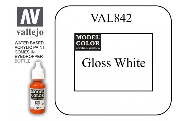 VAL842 Model Color - Gloss White 
