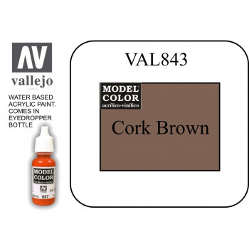 VAL843 Model Color - Cork Brown 