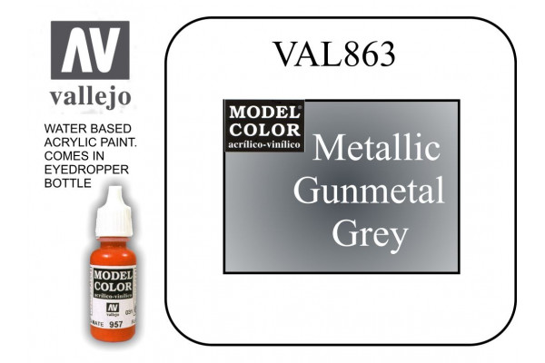VAL863 Model Color - Metallic Gunmetal Grey 