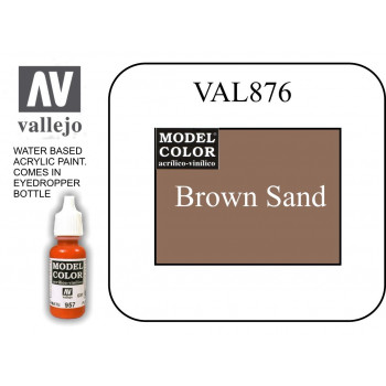 VAL876 Model Color - Brown Sand 