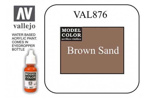 VAL876 Model Color - Brown Sand 