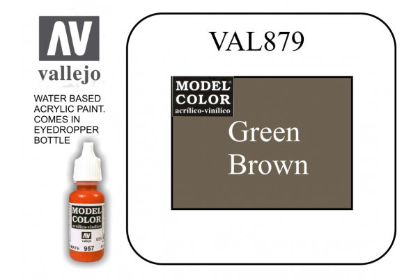 VAL879 Model Color - Green Brown 