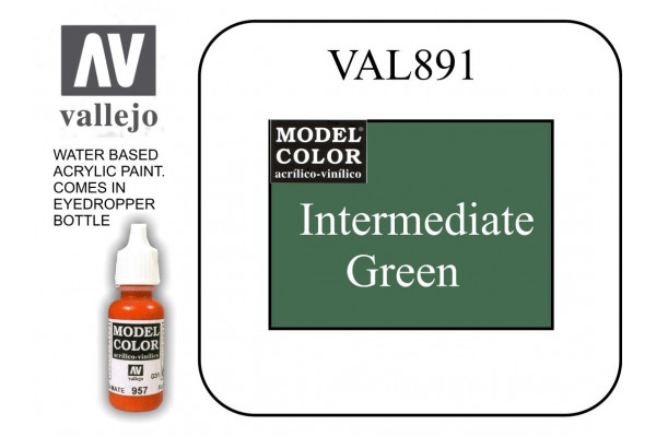 VAL891 Model Color - Intermediate Green 