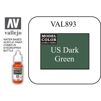 VAL893 Model Color - US Dark Green 