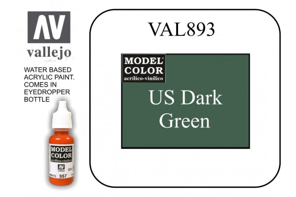 VAL893 Model Color - US Dark Green 