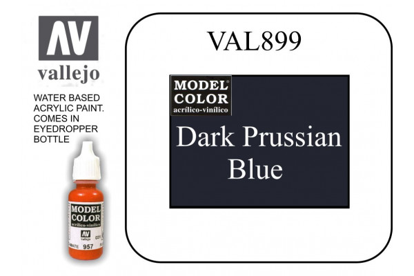 VAL899 Model Color - Dark Prussian Blue 