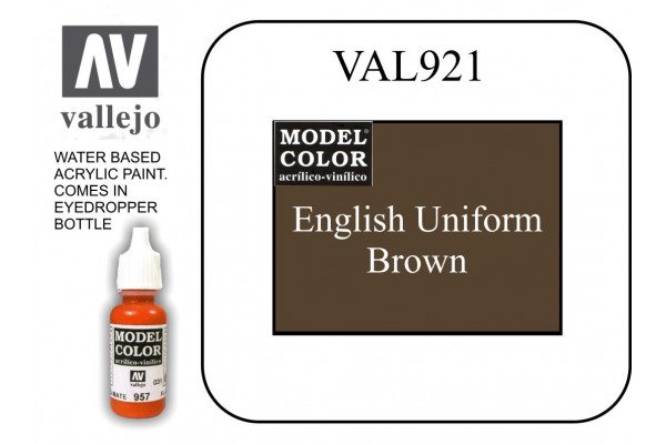 VAL921 Model Color - English Uniform 