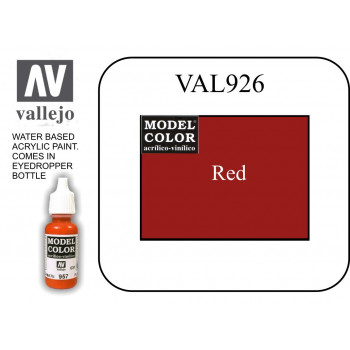 VAL926 Model Color - Red 