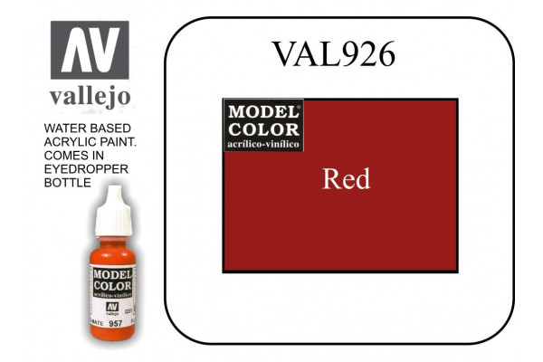 VAL926 Model Color - Red 