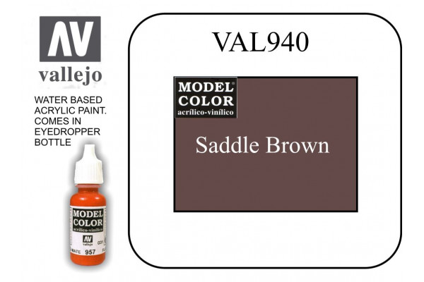 VAL940 Model Color - Saddle Brown 