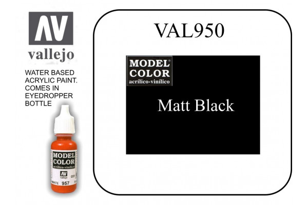 VAL950 Model Color - Matt Black 