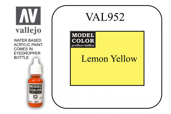 VAL952 Model Color - Lemon Yellow 