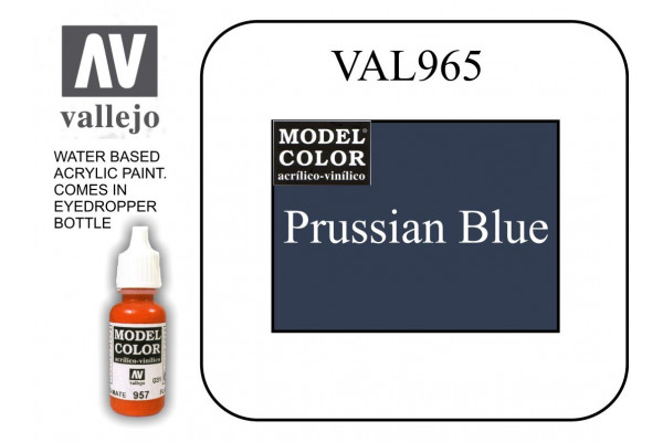 VAL965 Model Color - Prussian Blue