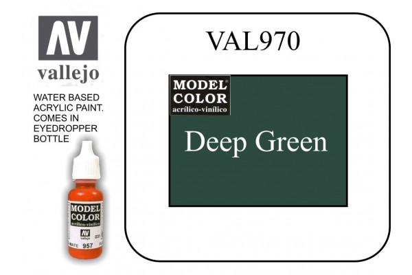 VAL970 Model Color - Deep Green 