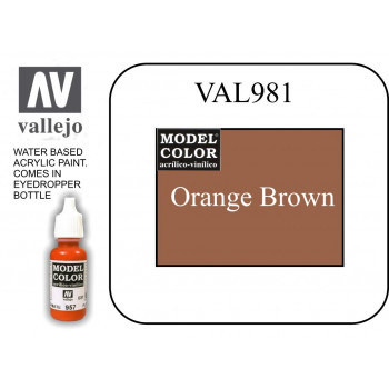 VAL981 Model Color - Orange Brown 