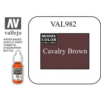 VAL982 Model Color - Calvalry Brown 