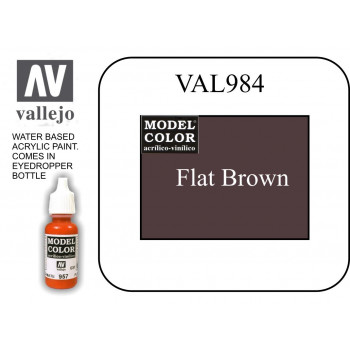 VAL984 Model Color - Flat Brown 