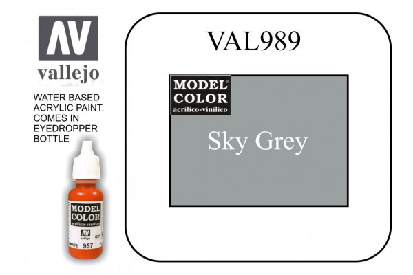 VAL989 Model Color - Sky Grey 