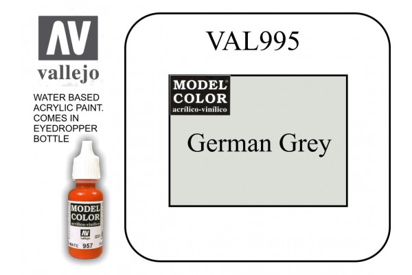 VAL995 Model Color - German Grey 