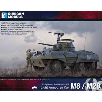 RU-019 Rubicon Plastic - M8/M20 Light Armoured Car