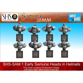 SHS-SAM01 Early Samurai Helmets (20 Heads)