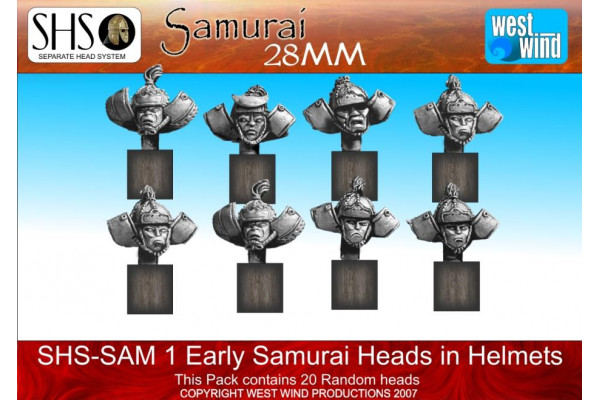 SHS-SAM01 Early Samurai Helmets (20 Heads)