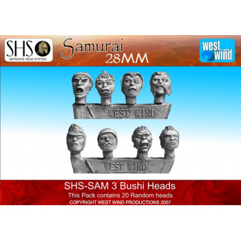 SHS-SAM03 Bushi Heads (20 Heads)