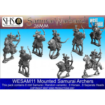 WESAM-11 Mtd Samurai Archers (8 Figures)