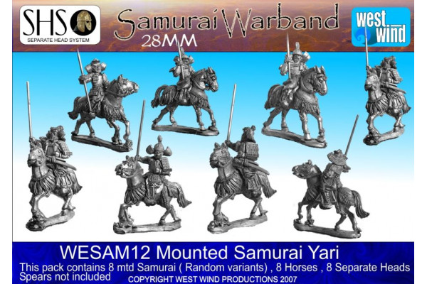 WESAM-12 Mtd Samurai Yari (8 Figures)