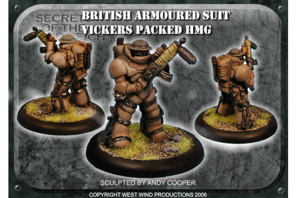 B-SOTR15 Armoured Suit, British Steel, Vickers Packed 